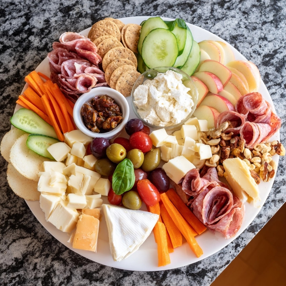 Savor varied textures and tastes with this composed &quot;Girl Dinner Platter&quot; &ndash; easy, elegant eating.