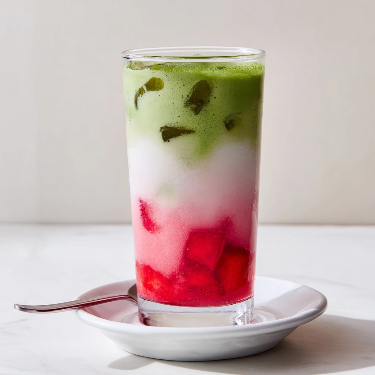 Make this Strawberry Matcha Latte recipe for a refreshing blend of creamy and fruity flavors.