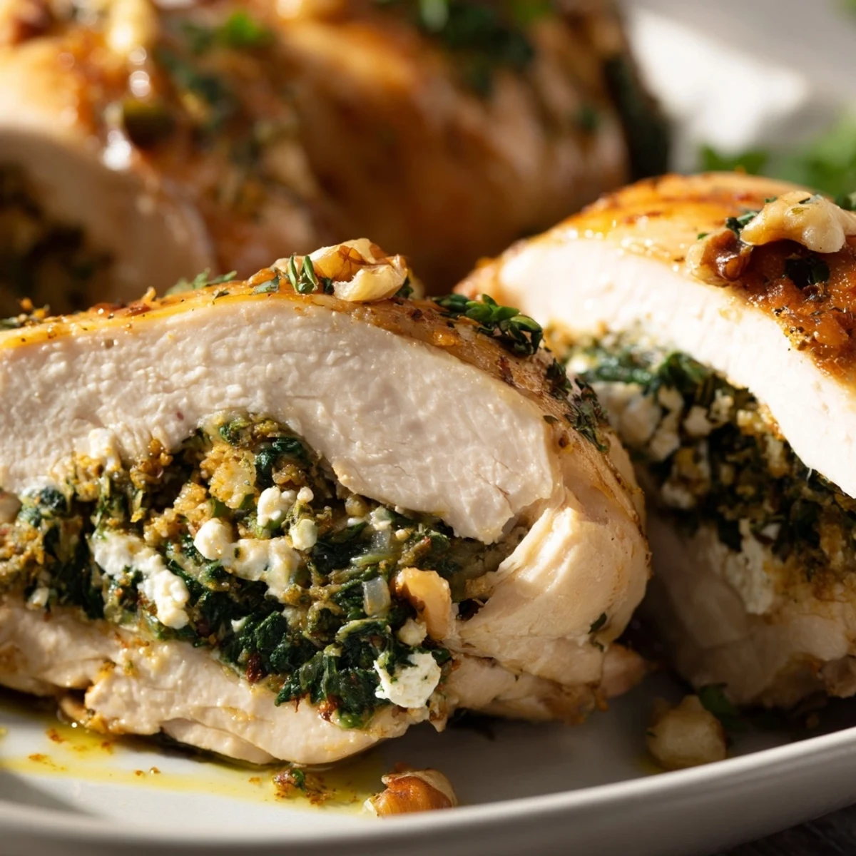 Spinach Feta Stuffed Chicken