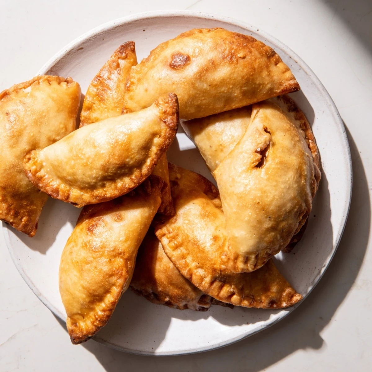 These warm savory Beef Hand Pies, ready to serve, offer savory beef and comforting pastry textures.