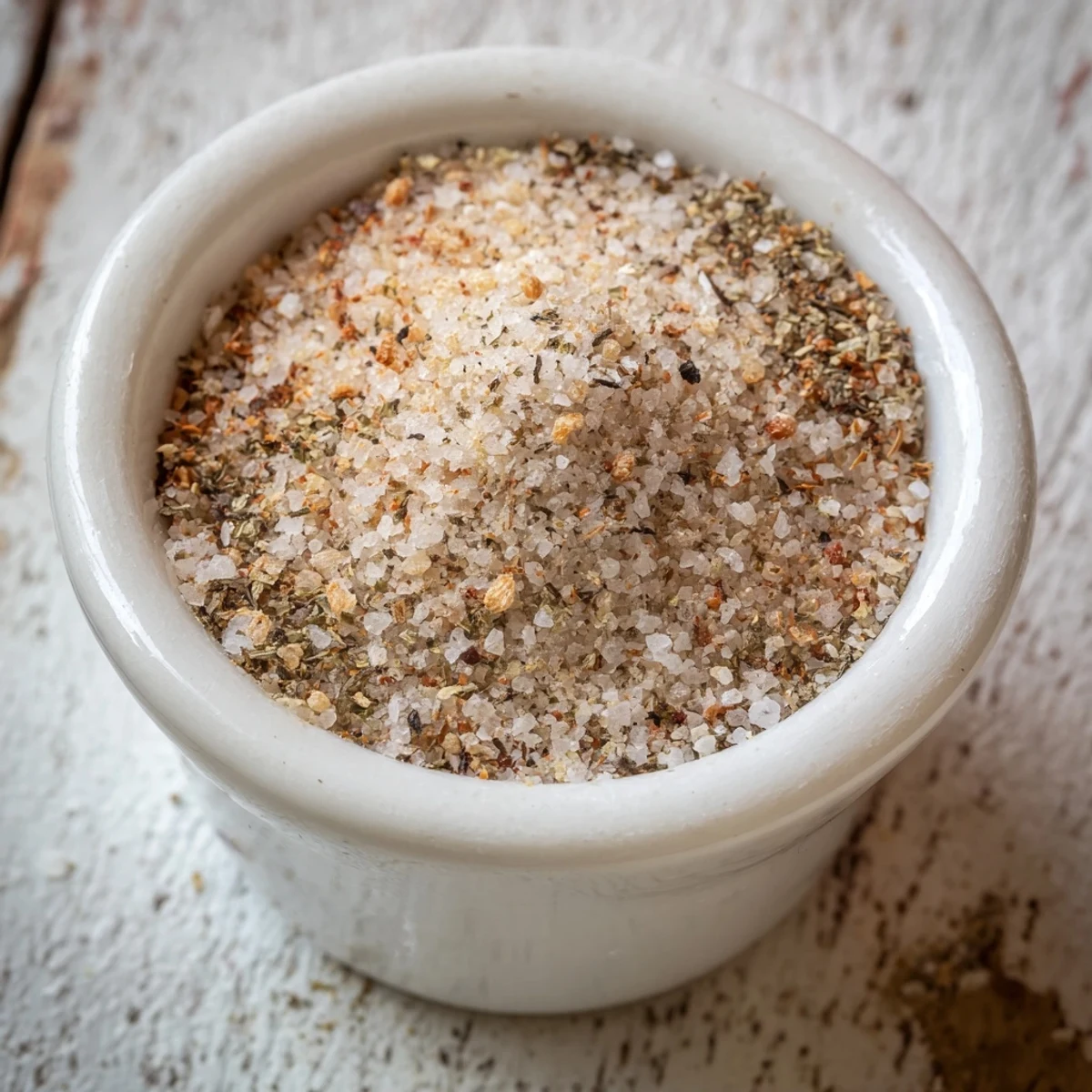 Homemade Spiced Salt Mix, a flavorful blend ideal for meats, veggies, and so much more.