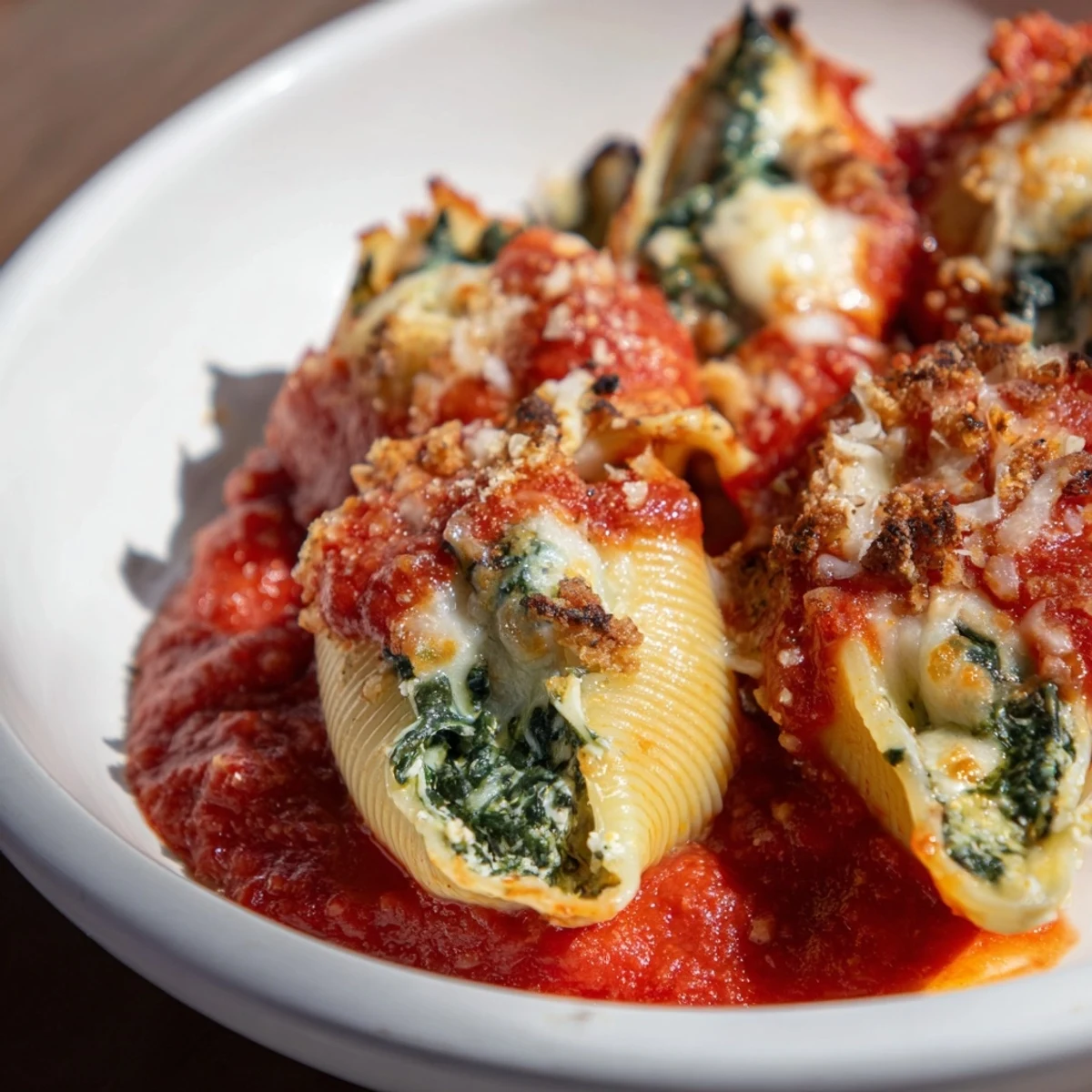 Stuffed Shells Ricotta Spinach