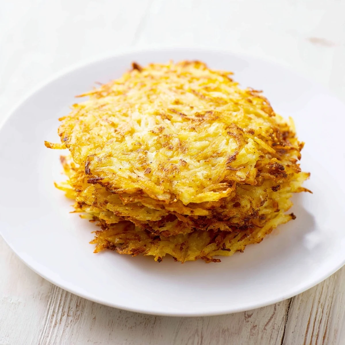 Freshly cooked hash browns, ideal alongside eggs for a classic American breakfast easily prepared.