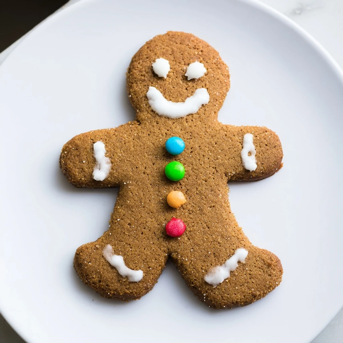 Golden-brown Cookie Man cookies, crisp edges and soft centers, a classic holiday dessert treat.