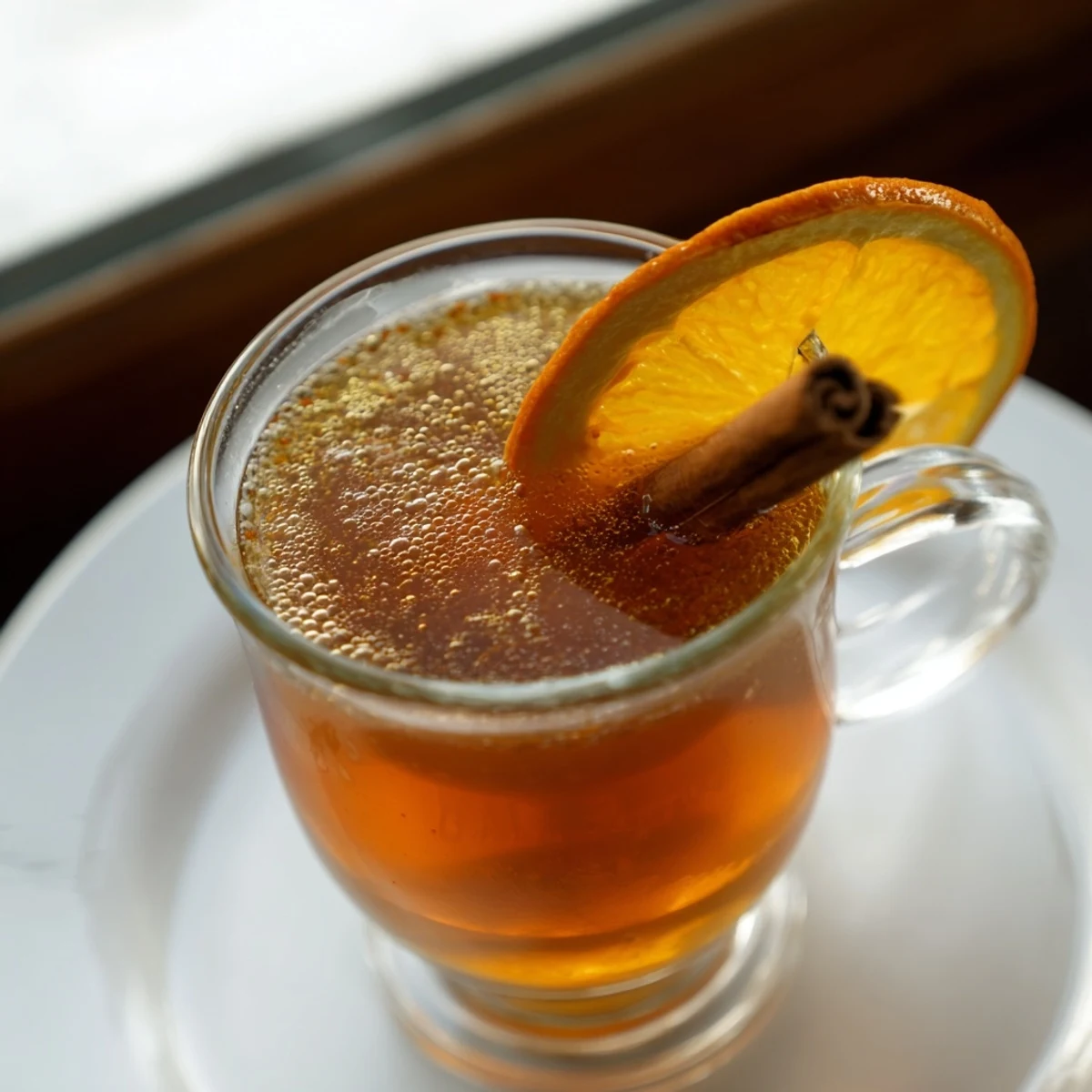 Fragrant and flavorful Spiced Mulled Apple Juice simmering in a pot, ready to warm your soul this winter.