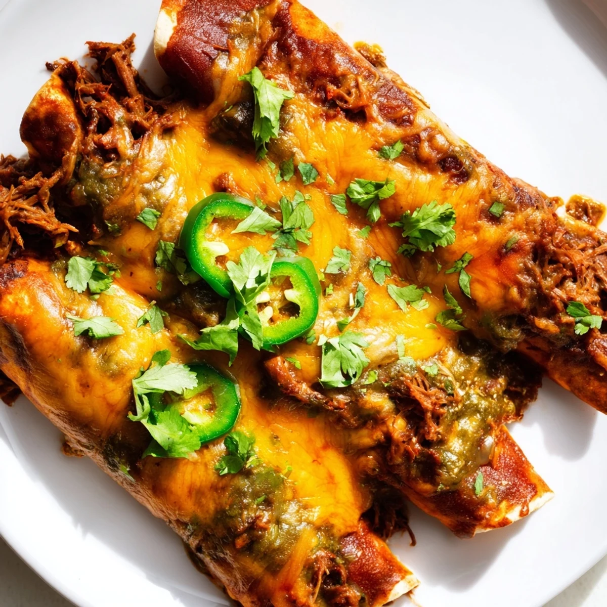 Beef Enchiladas Green Sauce
