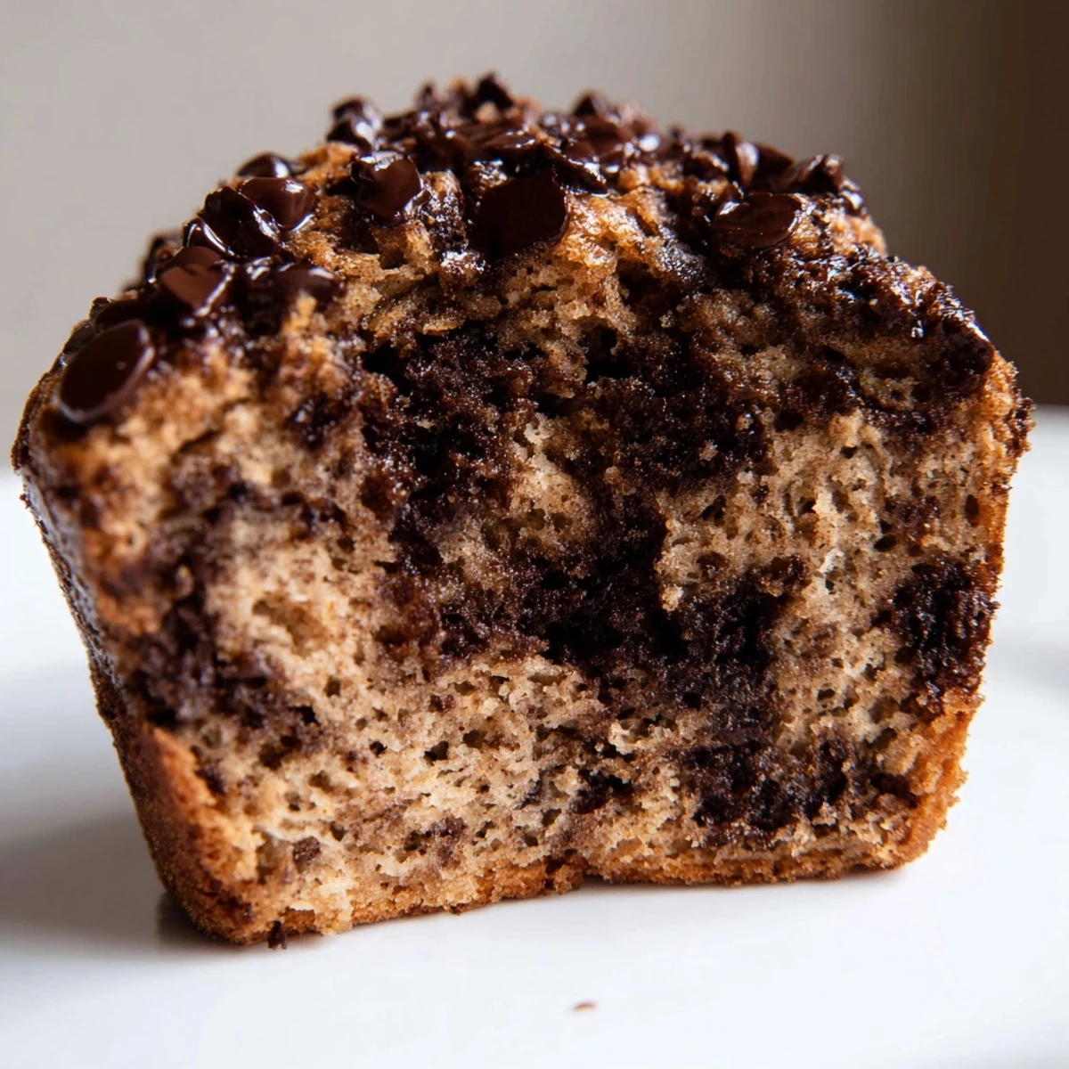 Moist Chocolate Chip Muffins