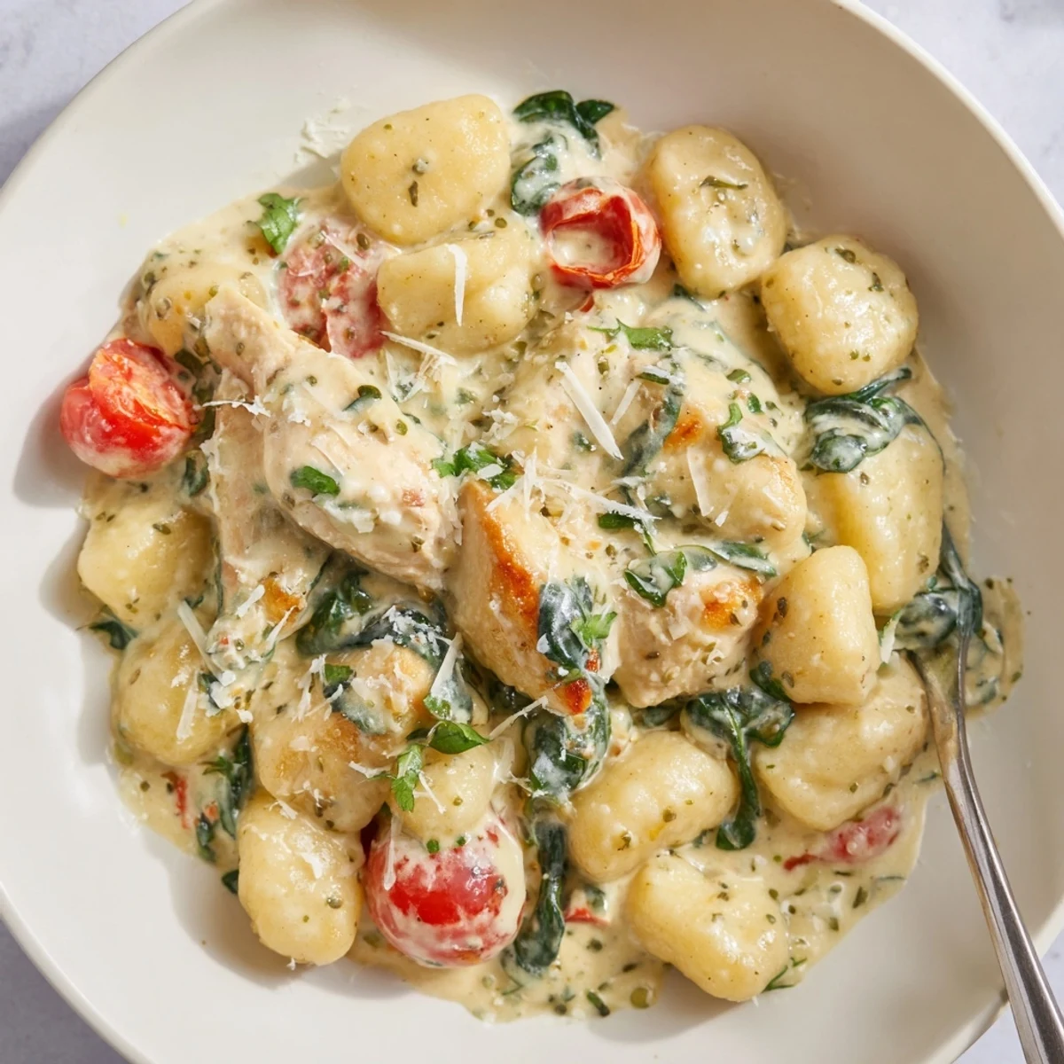 Creamy Herb Chicken Gnocchi