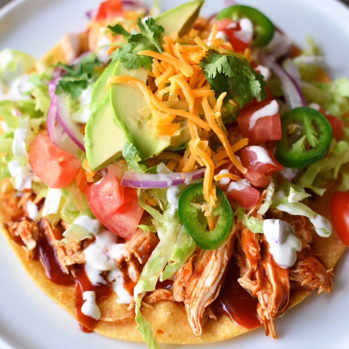 Sweet Smoky BBQ Tostadas