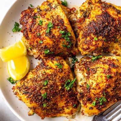 Oven Baked Chicken Thighs